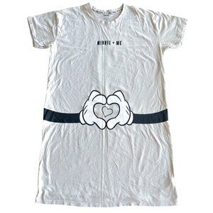 Disney X Primary Maternity Dress, Minnie + Me, 100% Cotton - Size S (6/8)